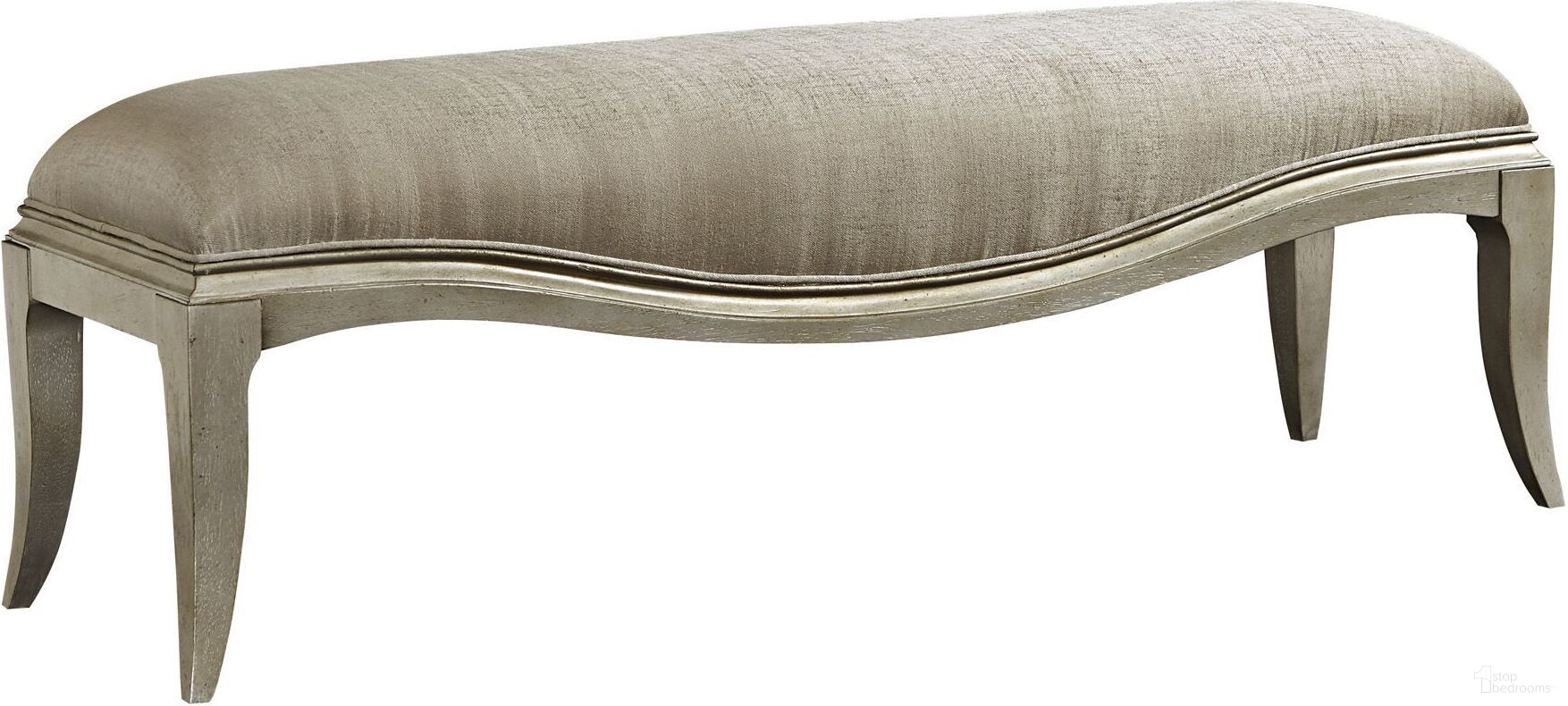 The appearance of Starlite Silver Bed Bench designed by A.R.T. in the modern / contemporary interior design. This silver piece of furniture was selected by 1StopBedrooms from Starlite Collection to add a touch of cosiness and style into your home. Sku: 406149-2227. Material: Wood.