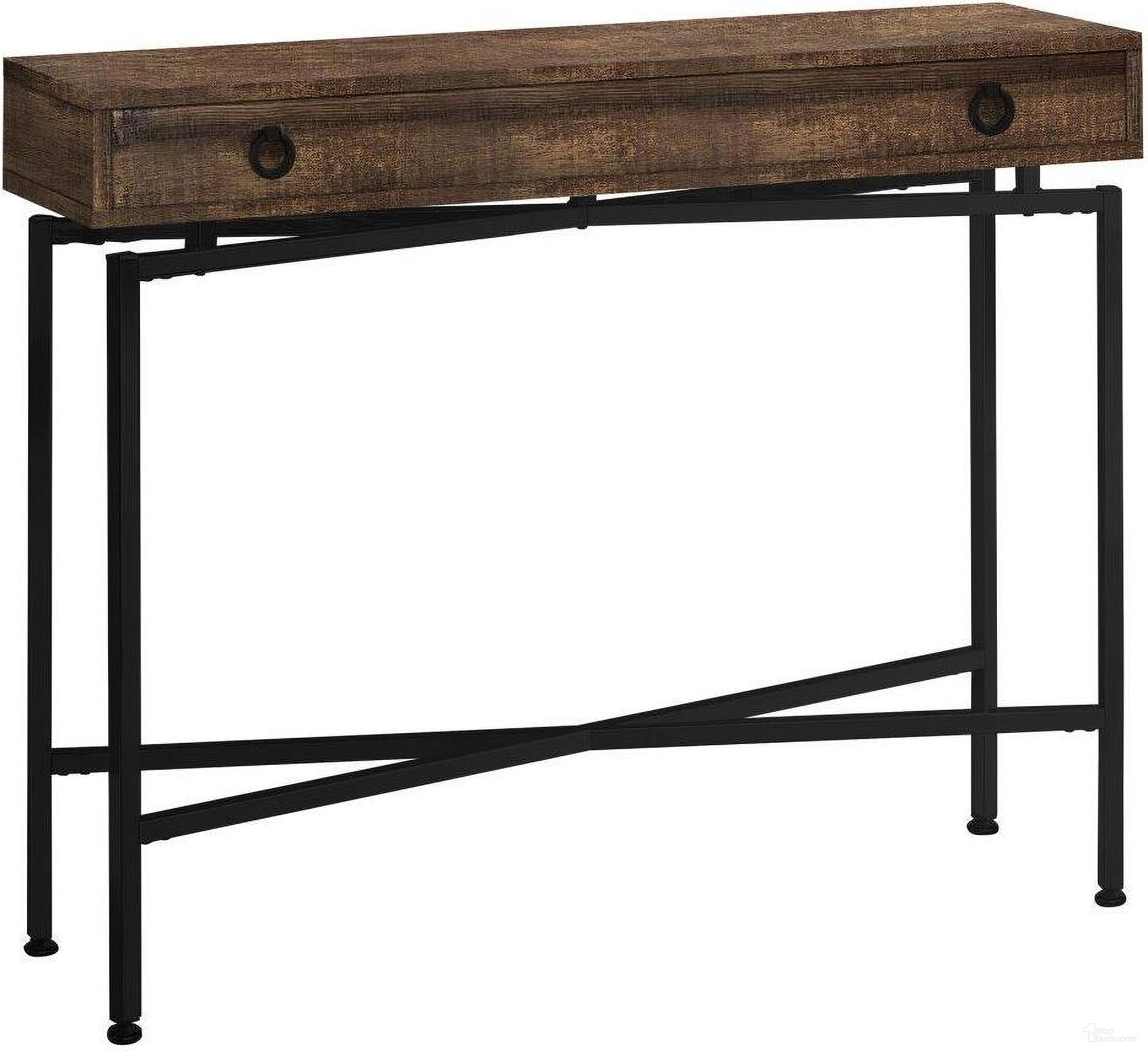 The appearance of 42 Inch Brown Reclaimed Wood Console designed by Monarch Specialties in the modern / contemporary interior design. This brown piece of furniture was selected by 1StopBedrooms from to add a touch of cosiness and style into your home. Sku: I 3453. Material: Metal.