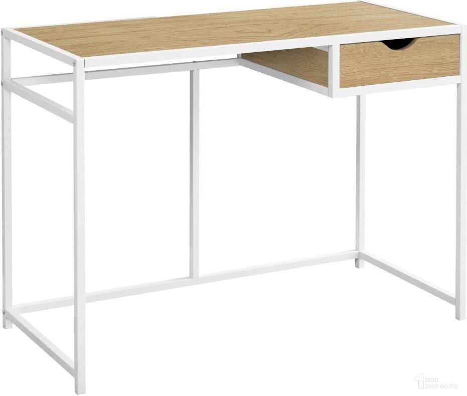 The appearance of 42 Inch Computer Desk In Natural designed by Monarch Specialties in the industrial interior design. This natural piece of furniture was selected by 1StopBedrooms from to add a touch of cosiness and style into your home. Sku: I 7575. Material: MDF.