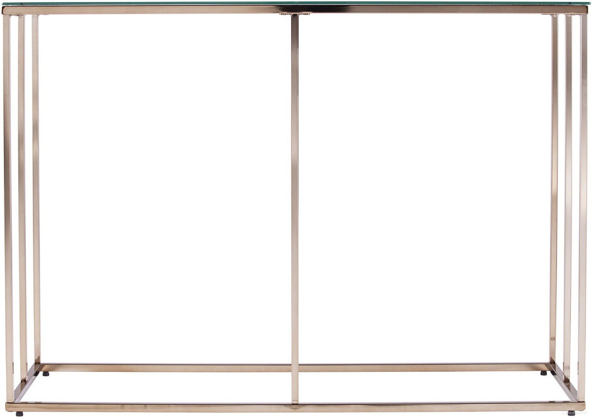 The appearance of 42 Inch Glass Frame Console Table In Clear and Gold designed by Homeroots in the modern / contemporary interior design. This clear/gold piece of furniture was selected by 1StopBedrooms from to add a touch of cosiness and style into your home. Sku: 402387. Material: Glass.
