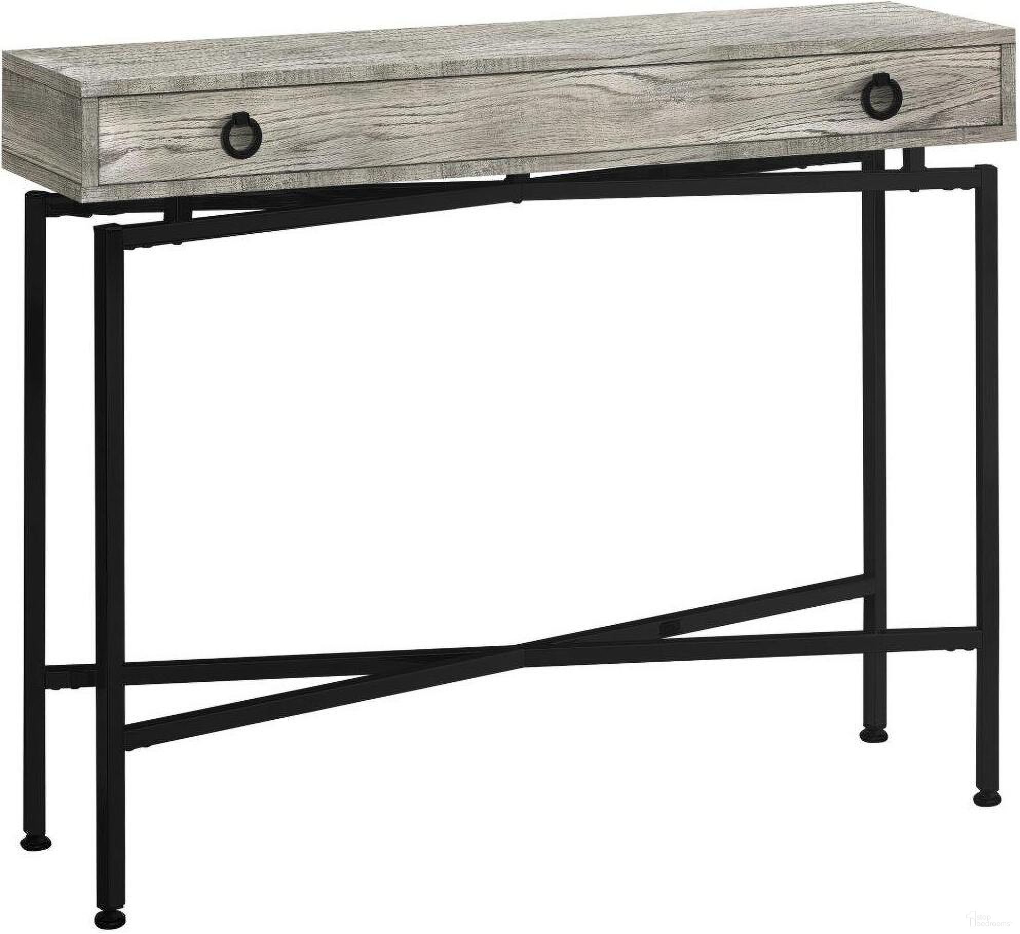 42 Inch Grey Reclaimed Wood Console