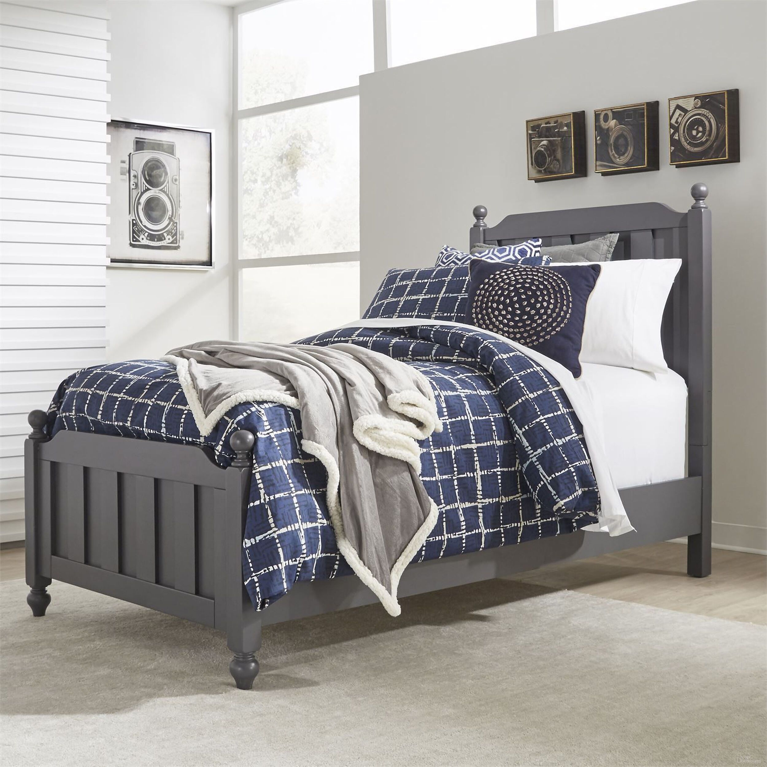 Bestmere Youth Panel Bedroom Set In Warm Brown
