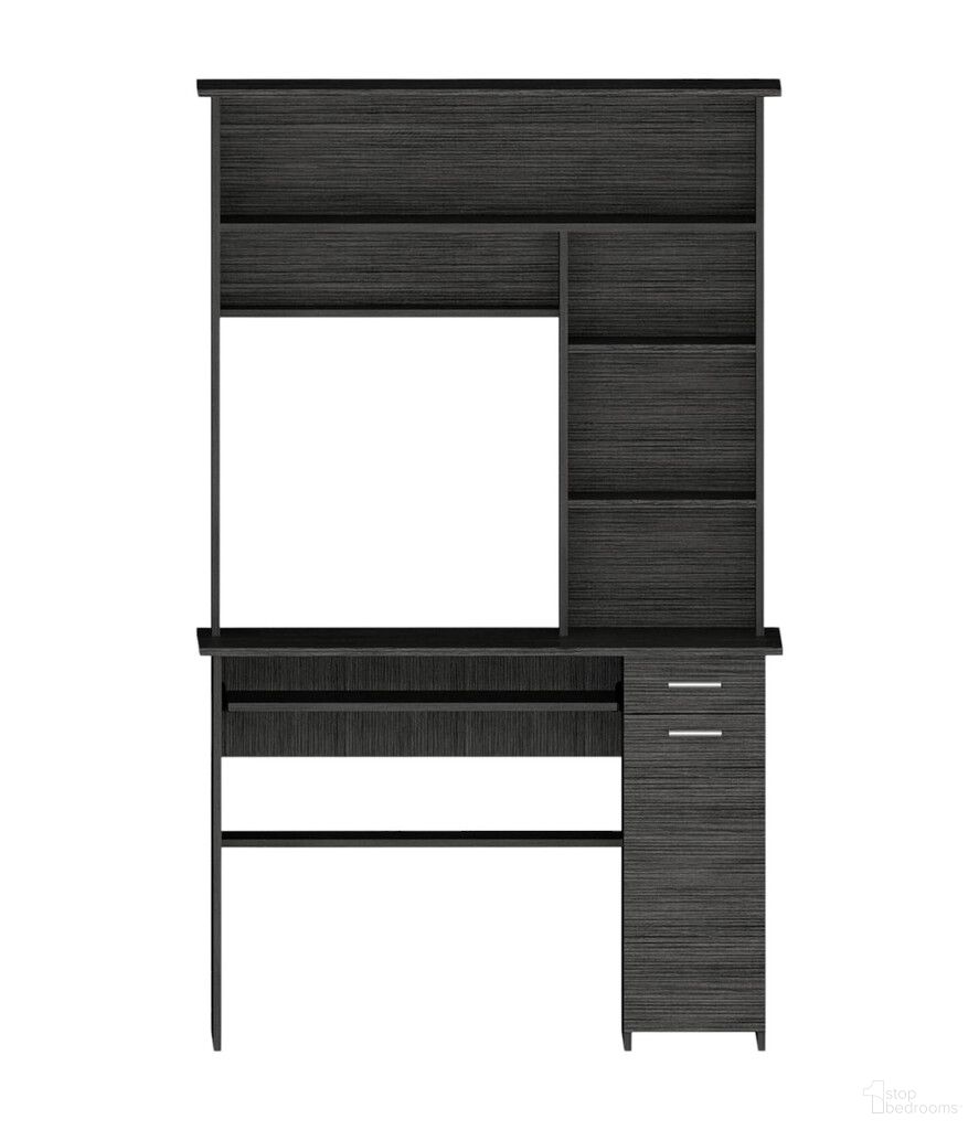 The appearance of 43 Inch Computer Desk with Hutch In Gray designed by Homeroots in the modern / contemporary interior design. This gray piece of furniture was selected by 1StopBedrooms from to add a touch of cosiness and style into your home. Sku: 403841. Material: Wood.