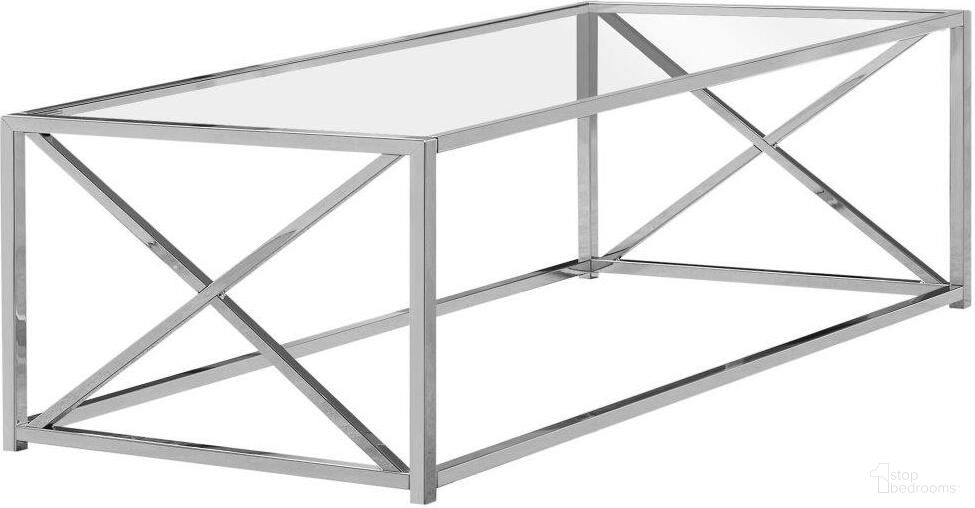 The appearance of 44 Inch Coffee Table In Chrome Metal With Tempered Glass designed by Monarch Specialties in the modern / contemporary interior design. This chrome piece of furniture was selected by 1StopBedrooms from to add a touch of cosiness and style into your home. Sku: I 3440. Material: Metal.