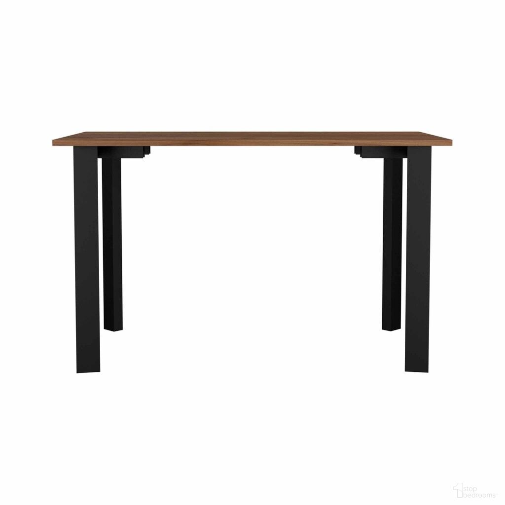 The appearance of 47 Inch Computer Desk In Black and Brown designed by Homeroots in the modern / contemporary interior design. This black and brown piece of furniture  was selected by 1StopBedrooms from  to add a touch of cosiness and style into your home. Sku: 403808. Material: Wood.