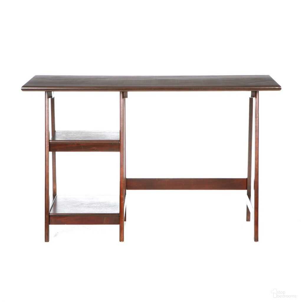 The appearance of 47 Inch Computer Desk In Brown designed by Homeroots in the modern / contemporary interior design. This brown piece of furniture was selected by 1StopBedrooms from to add a touch of cosiness and style into your home. Sku: 402083. Material: Wood.