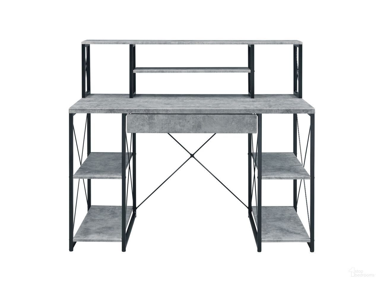 The appearance of 47 Inch Computer Desk In Gray and Black designed by Homeroots in the modern / contemporary interior design. This gray and black piece of furniture was selected by 1StopBedrooms from to add a touch of cosiness and style into your home. Sku: 491448. Material: Wood.