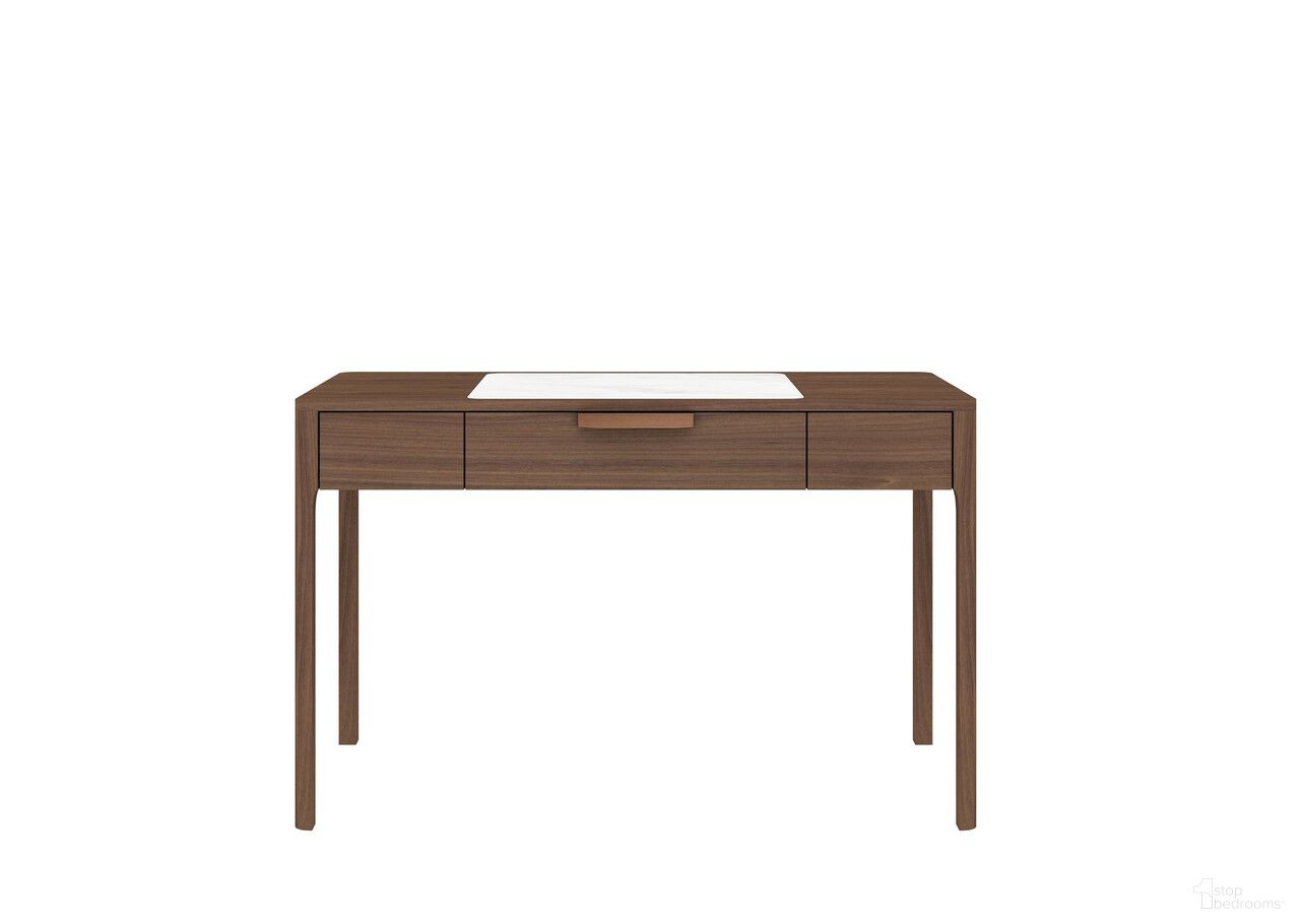 The appearance of 47 Inch Marble and Wood Computer Desk In White and Brown designed by Homeroots in the modern / contemporary interior design. This white and brown piece of furniture was selected by 1StopBedrooms from to add a touch of cosiness and style into your home. Sku: 554203. Material: Wood.