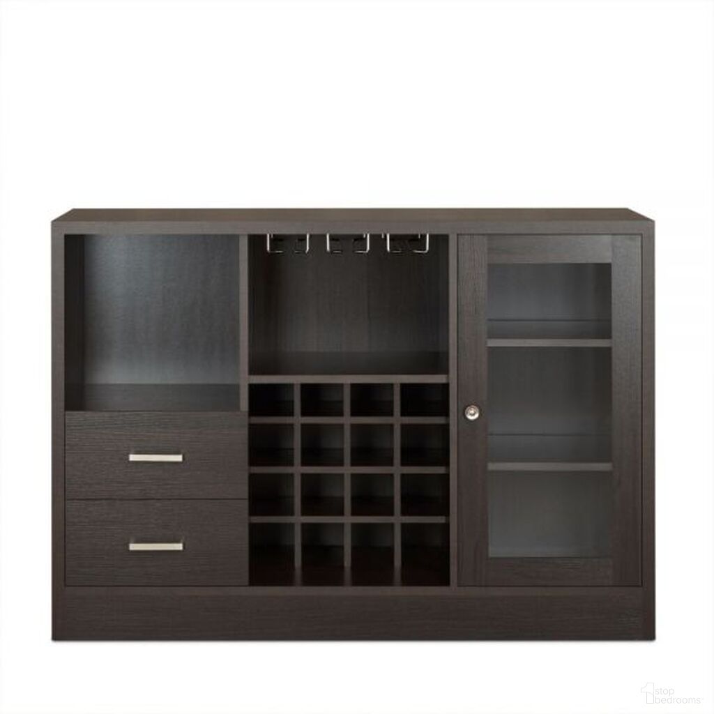 The appearance of 47 Inch Solid Wood Frame with Five Shelves and Two Drawers In Espresso designed by Homeroots in the transitional interior design. This espresso piece of furniture was selected by 1StopBedrooms from to add a touch of cosiness and style into your home. Sku: 374285. Material: Solid Wood.