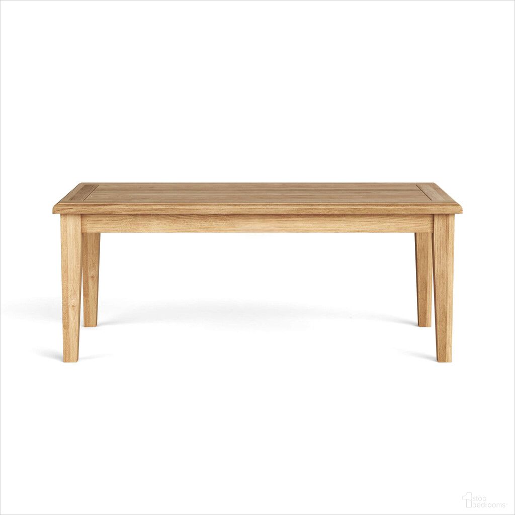 The appearance of 47 Inch Solid Wood Outdoor Coffee Table In Natural designed by Homeroots in the rustic / southwestern interior design. This natural piece of furniture  was selected by 1StopBedrooms from  to add a touch of cosiness and style into your home. Sku: 554931. Material: Solid Wood.