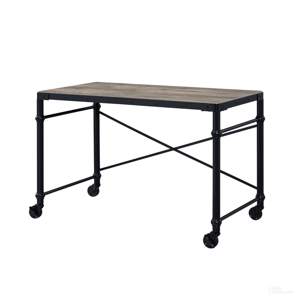 The appearance of 47 Inch Writing Desk In Black and Brown designed by Homeroots in the modern / contemporary interior design. This black and brown piece of furniture  was selected by 1StopBedrooms from  to add a touch of cosiness and style into your home. Sku: 491527. Material: Wood.