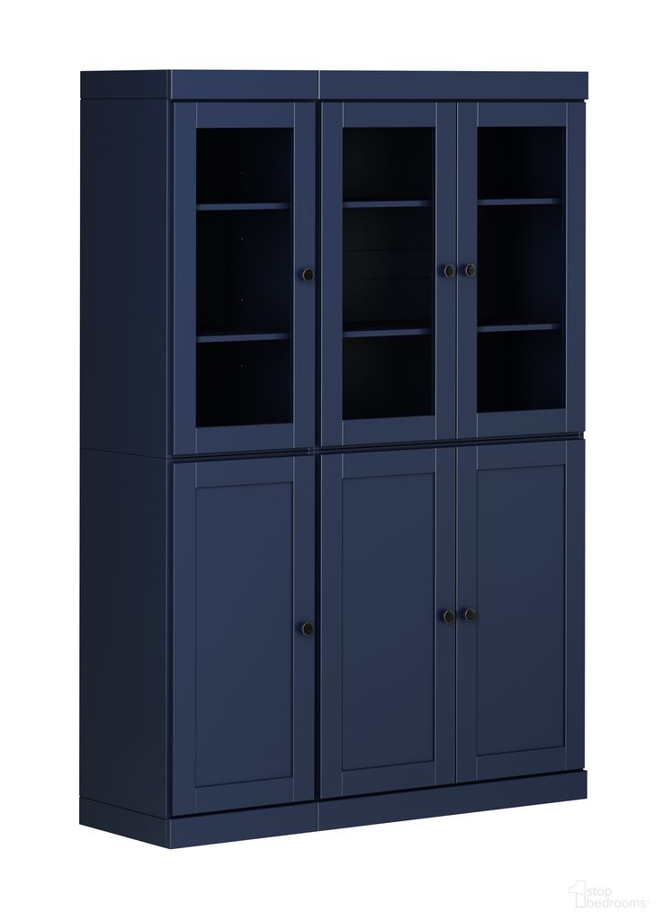 The appearance of 48.5 Inch Pantry Cabinet with Shaker and 2-Drawers In Navy Blue designed by Palace Imports in the modern / contemporary interior design. This navy blue piece of furniture was selected by 1StopBedrooms from to add a touch of cosiness and style into your home. Sku: 332-15. Material: Solid Pine Wood.