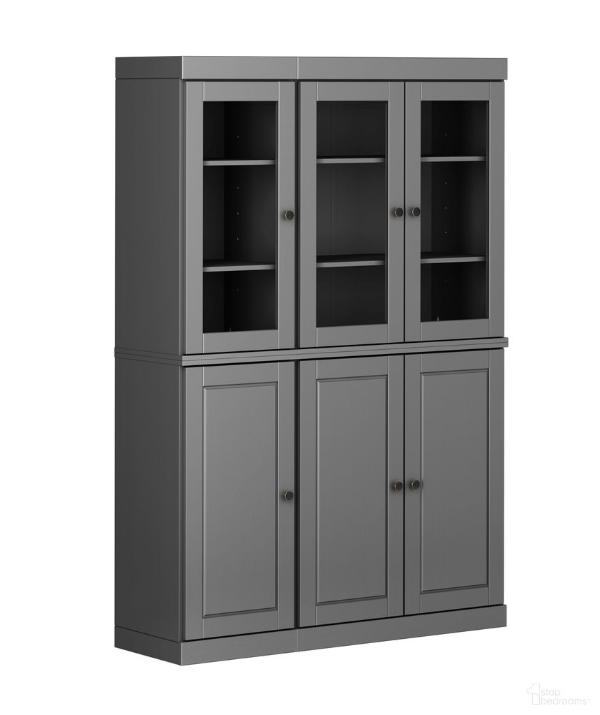 The appearance of 48.5 Inch Pantry China Cabinet with Raised Panel and 2-Drawers In Gray designed by Palace Imports in the modern / contemporary interior design. This gray piece of furniture was selected by 1StopBedrooms from to add a touch of cosiness and style into your home. Sku: 9505. Material: Solid Pine Wood.