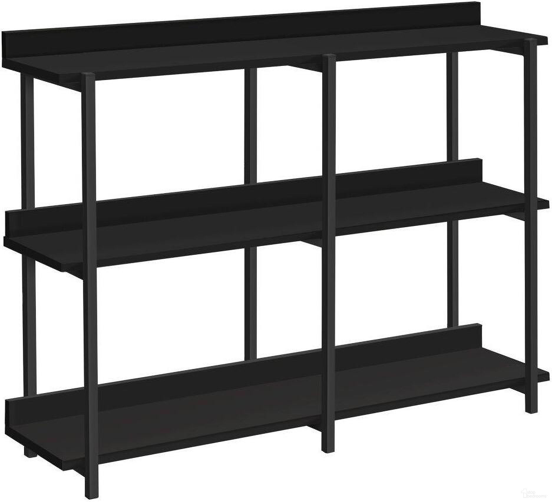 The appearance of 48 Inch Black And Black Metal Hall Console designed by Monarch Specialties in the modern / contemporary interior design. This black piece of furniture was selected by 1StopBedrooms from to add a touch of cosiness and style into your home. Sku: I 2219. Material: Metal.