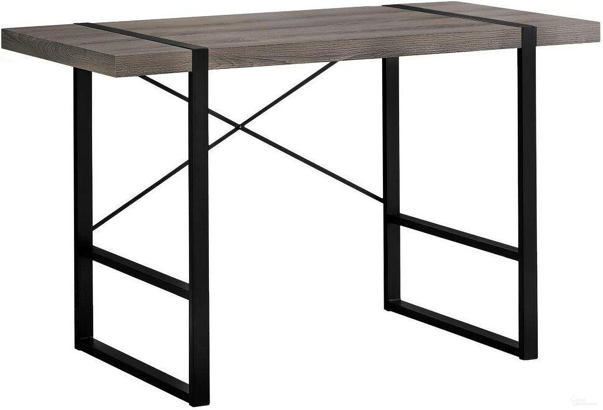 48 Inch Computer Desk In Dark Taupe I 7310