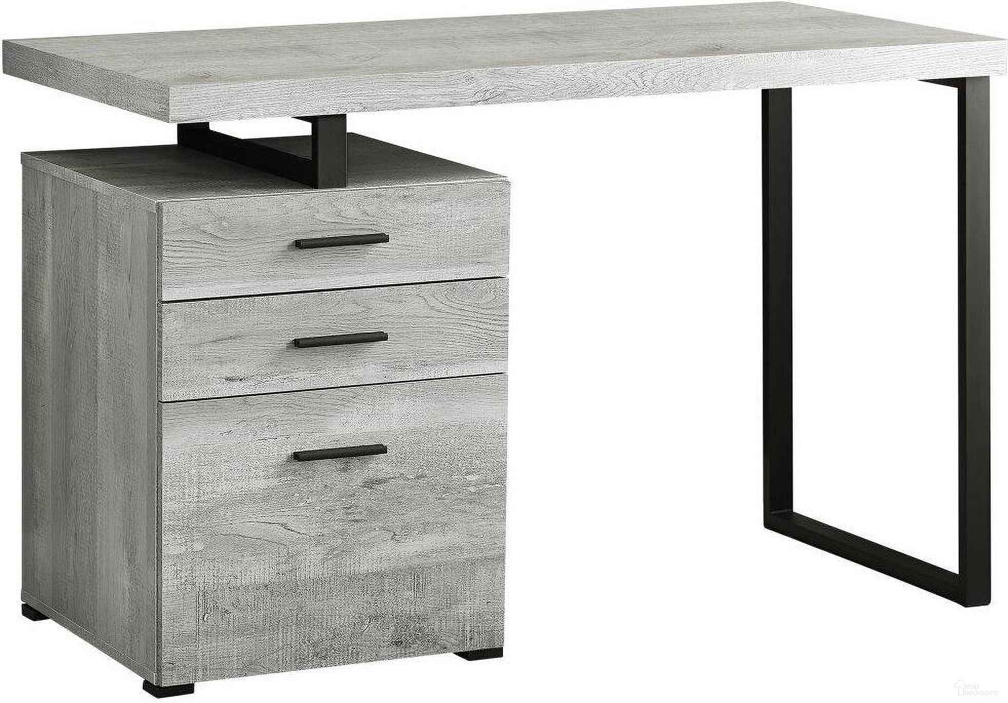 The appearance of 48 Inch Computer Desk In Grey Reclaimed Wood I 7409 designed by Monarch Specialties in the modern / contemporary interior design. This grey piece of furniture was selected by 1StopBedrooms from to add a touch of cosiness and style into your home. Sku: I 7409. Material: Plastic.
