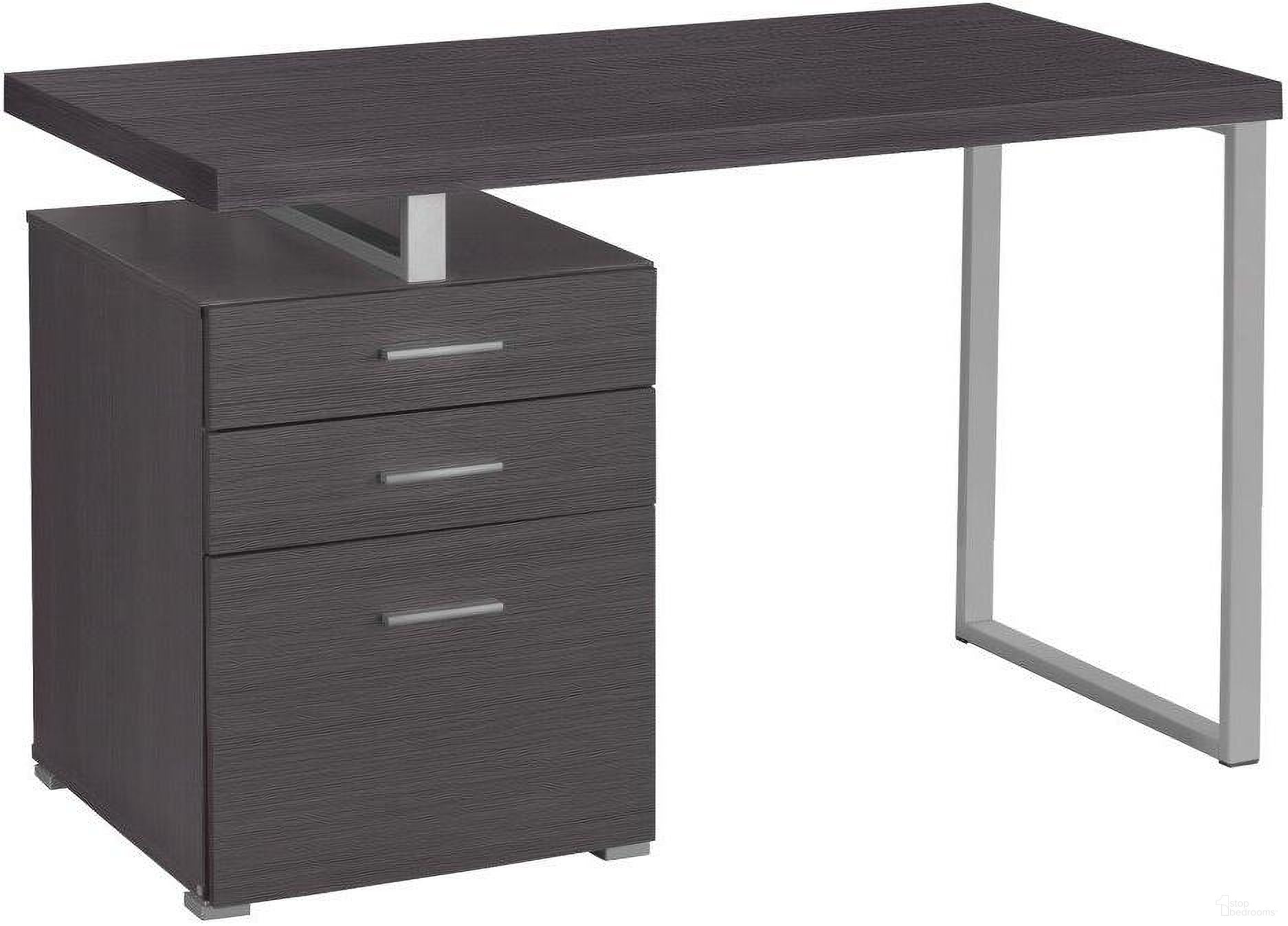 The appearance of 48 Inch Computer Desk In Grey With Left Or Right Facing designed by Monarch Specialties in the modern / contemporary interior design. This grey piece of furniture was selected by 1StopBedrooms from to add a touch of cosiness and style into your home. Sku: I 7426. Material: Plastic.