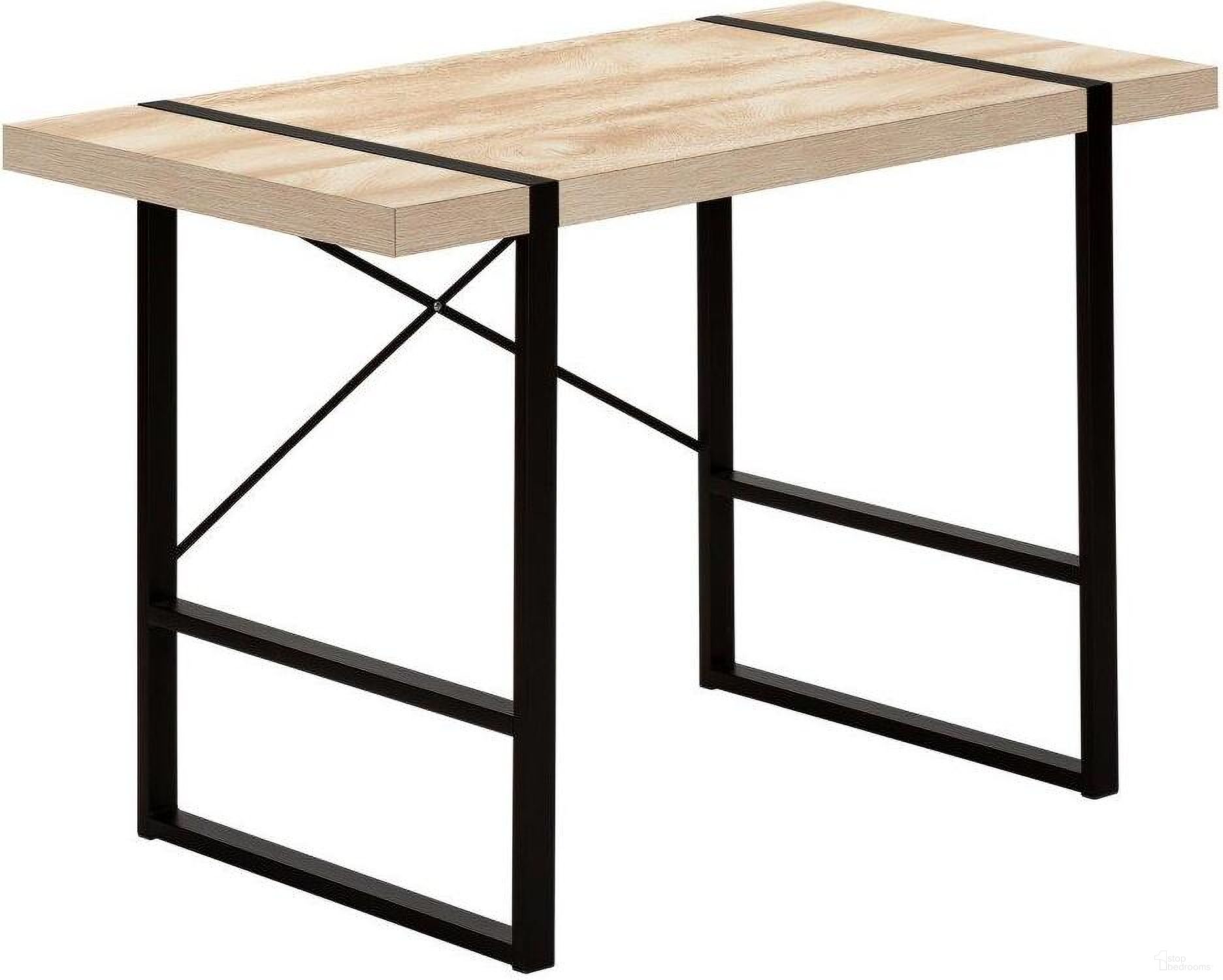The appearance of 48 Inch Computer Desk In Natural I 7658 designed by Monarch Specialties in the modern / contemporary interior design. This natural piece of furniture  was selected by 1StopBedrooms from  to add a touch of cosiness and style into your home. Sku: I 7658. Material: MDF.