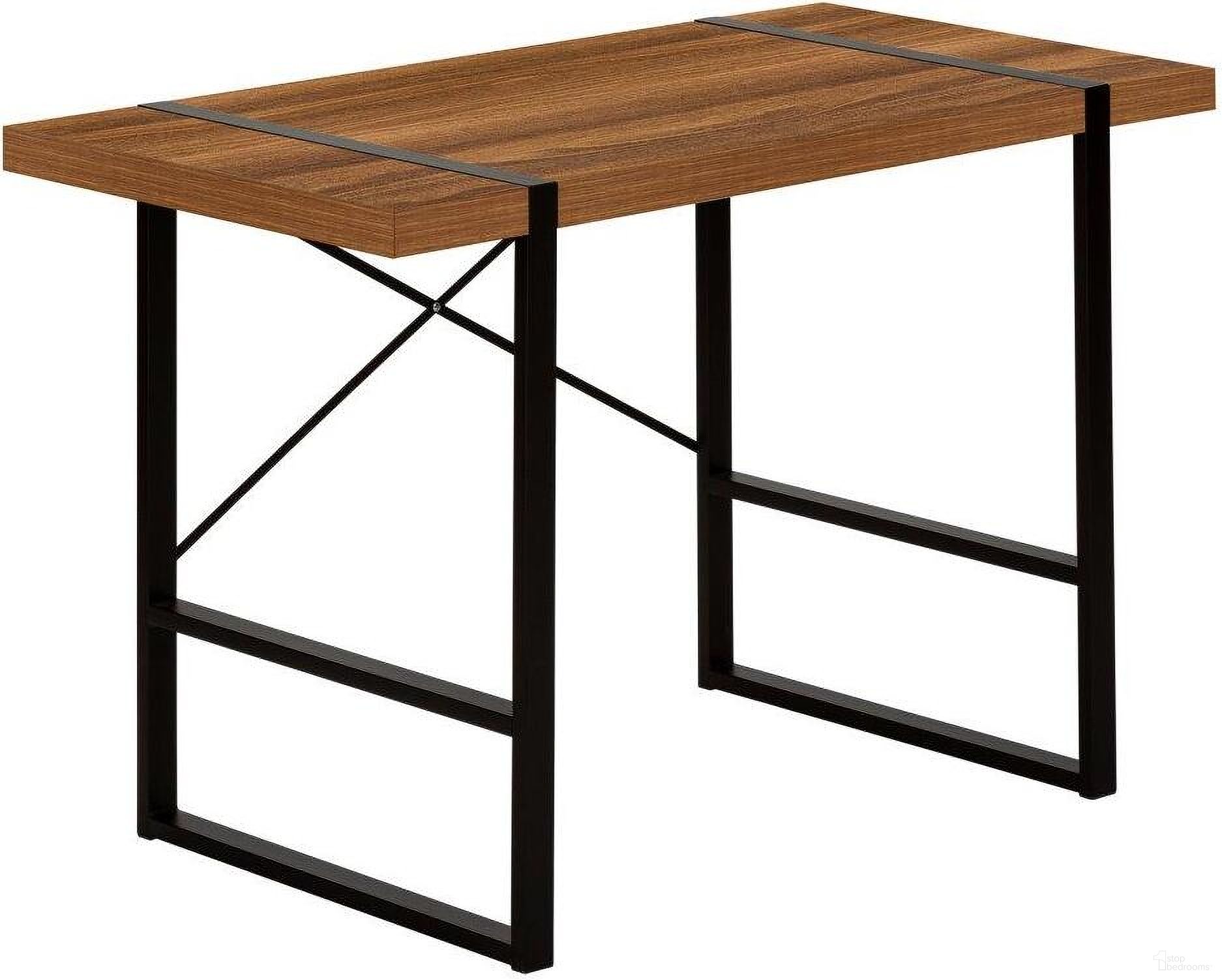 The appearance of 48 Inch Computer Desk In Walnut designed by Monarch Specialties in the modern / contemporary interior design. This walnut piece of furniture was selected by 1StopBedrooms from to add a touch of cosiness and style into your home. Sku: I 7655. Material: MDF.