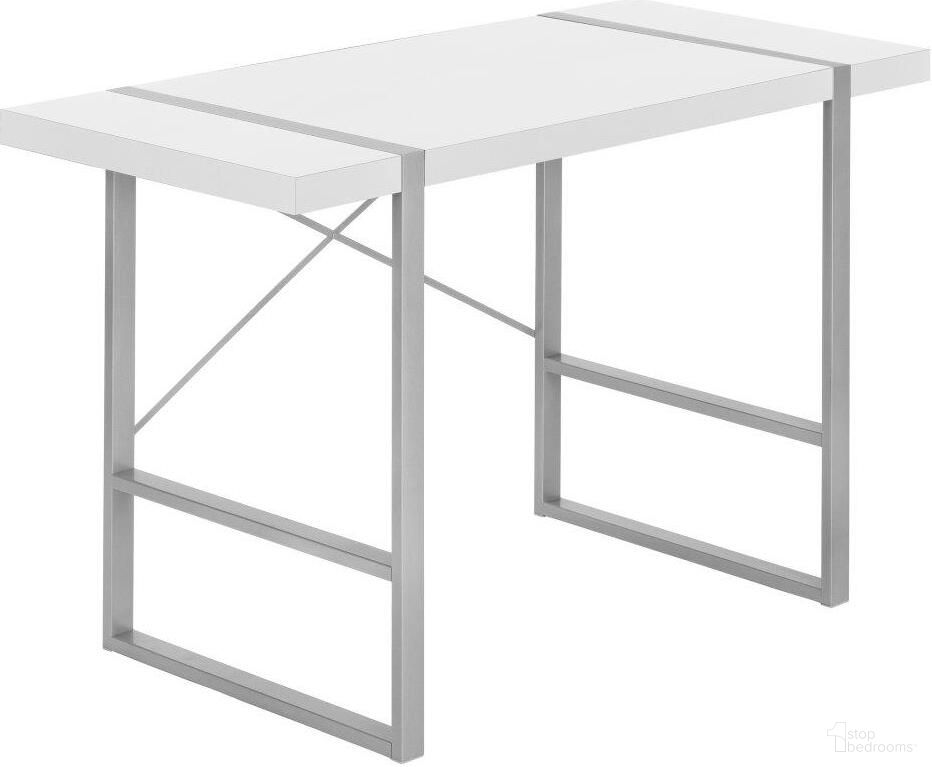48 Inch Computer Desk In White I 7663