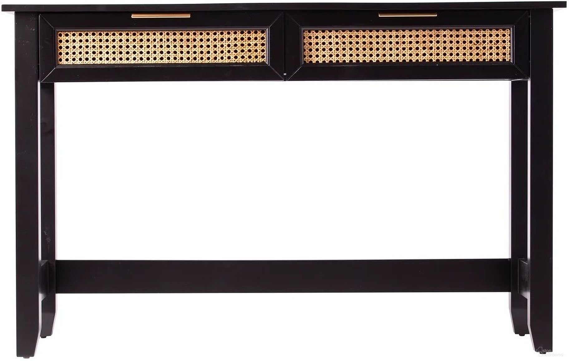 The appearance of 48 Inch Console Table and Drawers In Black designed by Homeroots in the modern / contemporary interior design. This black piece of furniture was selected by 1StopBedrooms from to add a touch of cosiness and style into your home. Sku: 402419.