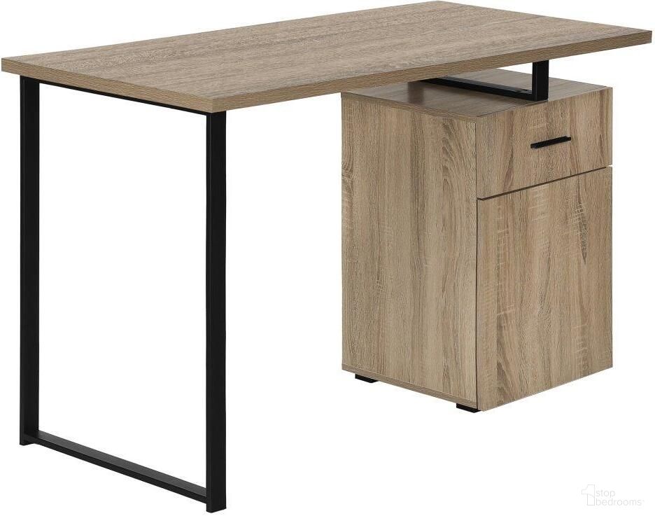 The appearance of 48 Inch Dark Taupe Left Or Right Facing Computer Desk designed by Monarch Specialties in the modern / contemporary interior design. This dark taupe piece of furniture was selected by 1StopBedrooms from to add a touch of cosiness and style into your home. Sku: I 7764. Material: Metal.