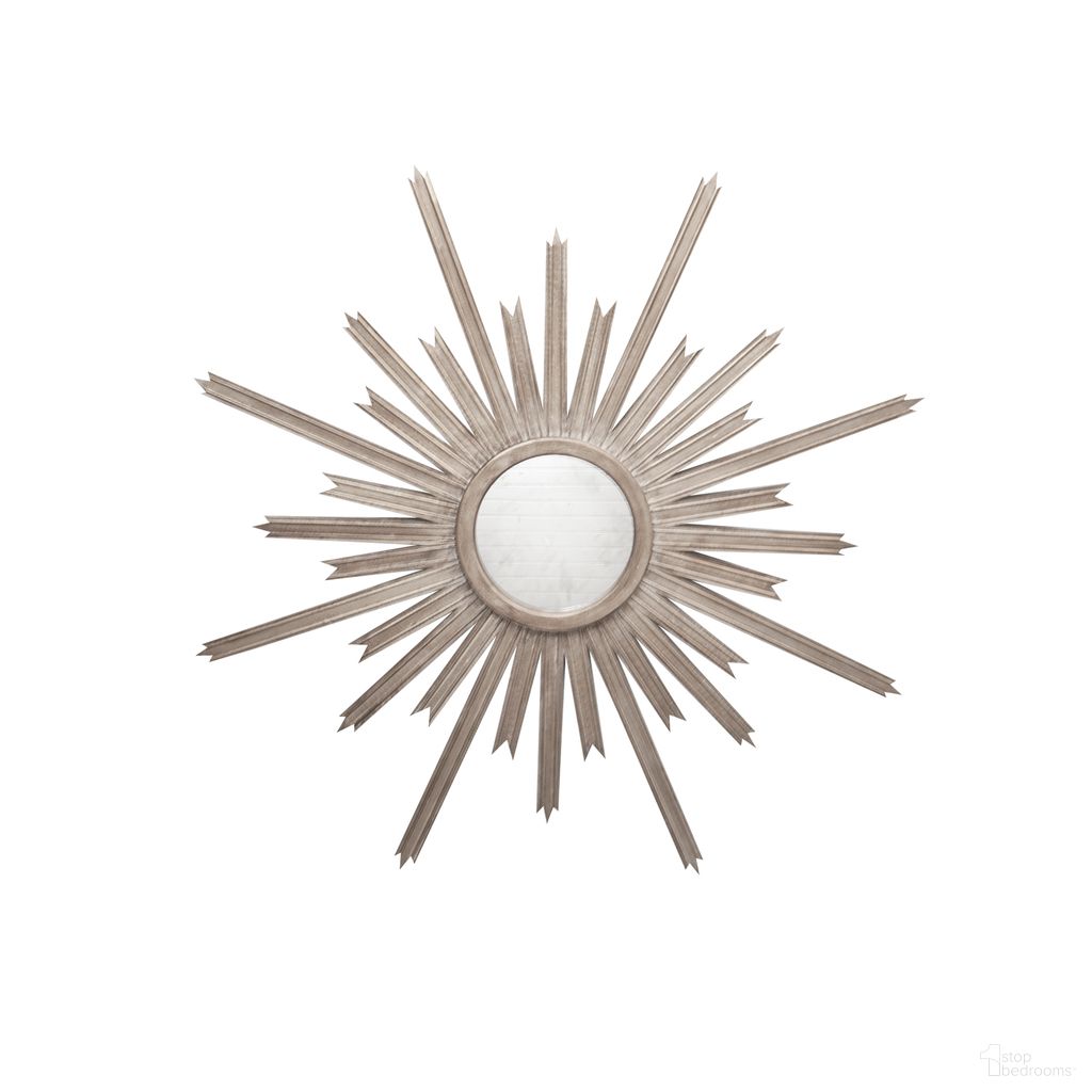 48 Inch Diameter Handcarved Sunburst Mirror In Mirror