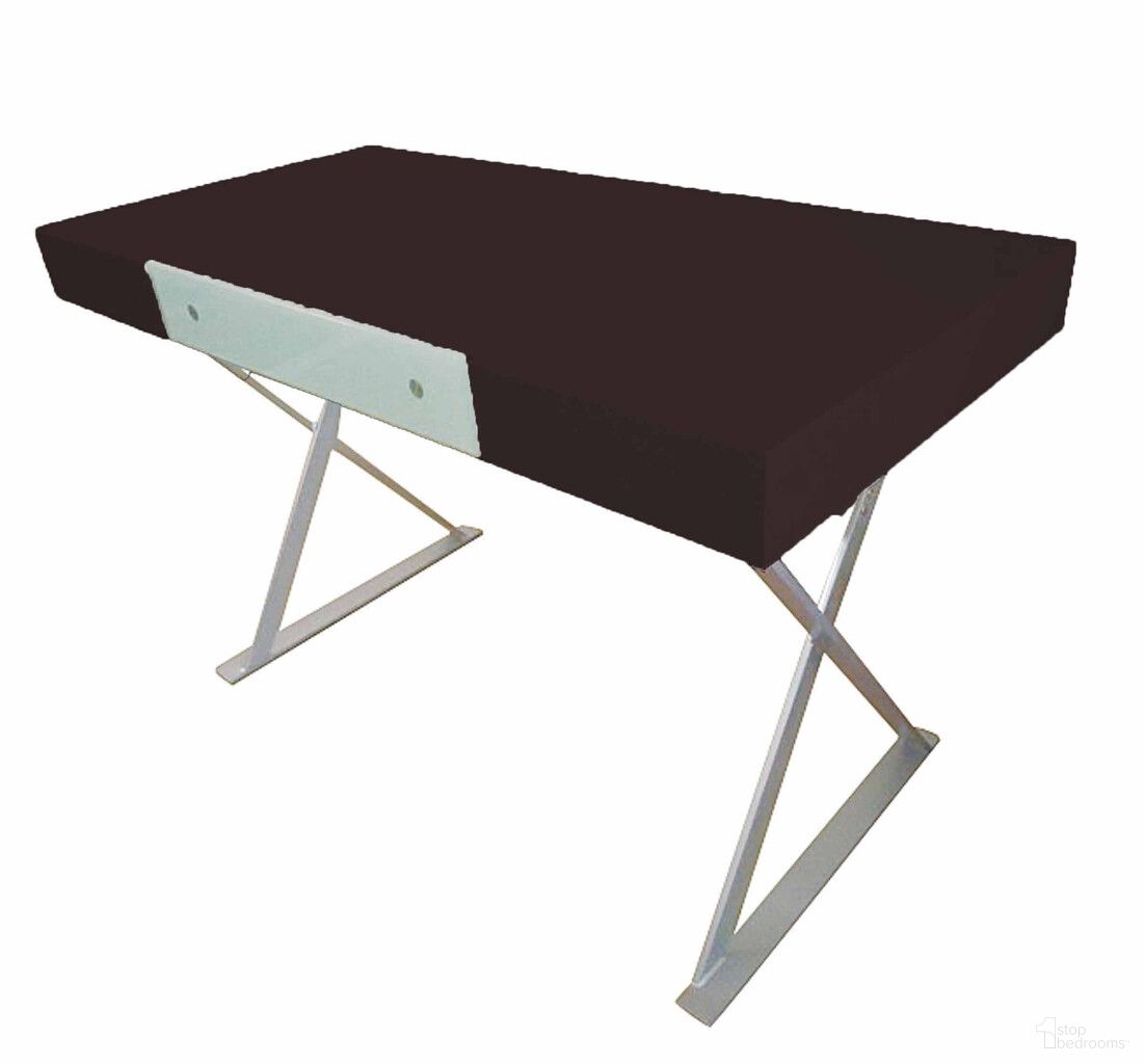 The appearance of 48 Inch Wood and Metal Computer Desk In Espresso and Silver designed by Homeroots in the modern / contemporary interior design. This espresso and silver piece of furniture was selected by 1StopBedrooms from to add a touch of cosiness and style into your home. Sku: 554204. Material: Wood.