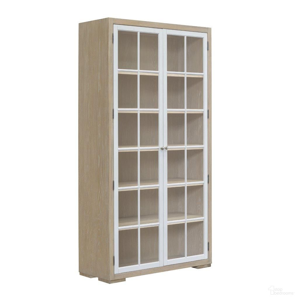 The appearance of 5-Shelf Glass Door Bookcase In Multi designed by Pulaski in the modern / contemporary interior design. This multi piece of furniture was selected by 1StopBedrooms from Pulaski Accents Collection to add a touch of cosiness and style into your home. Sku: P021776. Material: Oak Veneer.