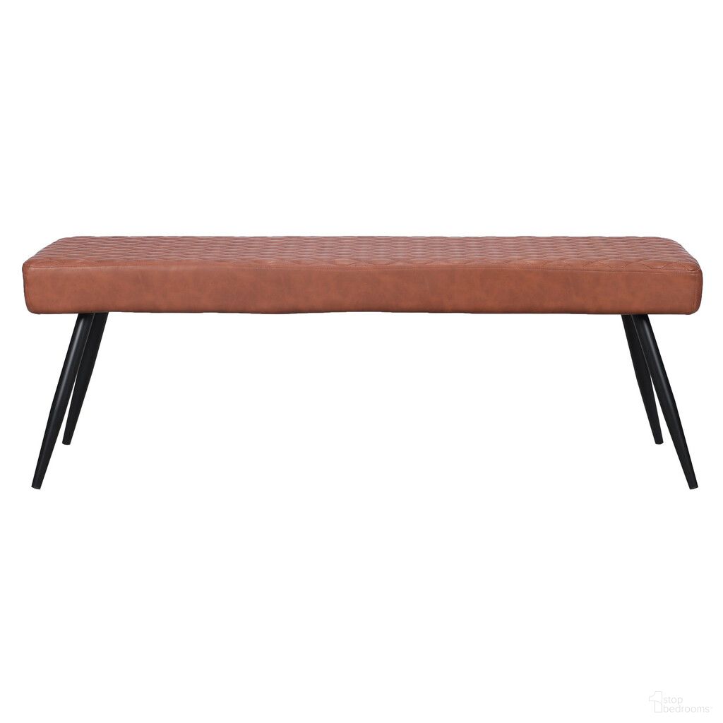 The appearance of 54 Inch Faux Leather Upholstered Dining Bench In Black and Brown designed by Homeroots in the modern / contemporary interior design. This black and brown piece of furniture was selected by 1StopBedrooms from to add a touch of cosiness and style into your home. Sku: 558170. Material: Faux Leather.