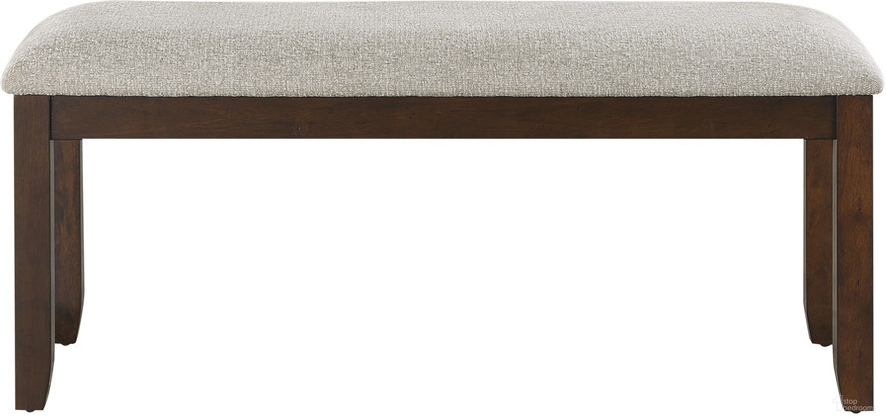 The appearance of 5710-13 Gray Upholstered Bench designed by Homelegance in the transitional interior design. This brown and gray piece of furniture was selected by 1StopBedrooms from Binghampton Collection to add a touch of cosiness and style into your home. Sku: 5710-13. Material: Chenille.