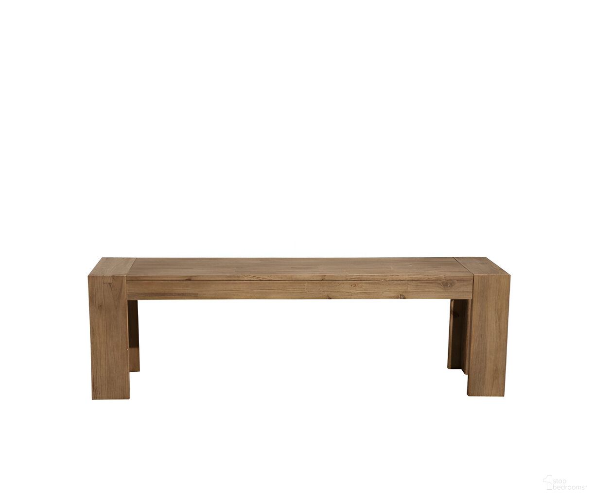 The appearance of 58 Inch Distressed Solid Wood Dining Bench In Natural designed by Homeroots in the rustic / southwestern interior design. This natural piece of furniture was selected by 1StopBedrooms from to add a touch of cosiness and style into your home. Sku: 524065. Material: Solid Wood.