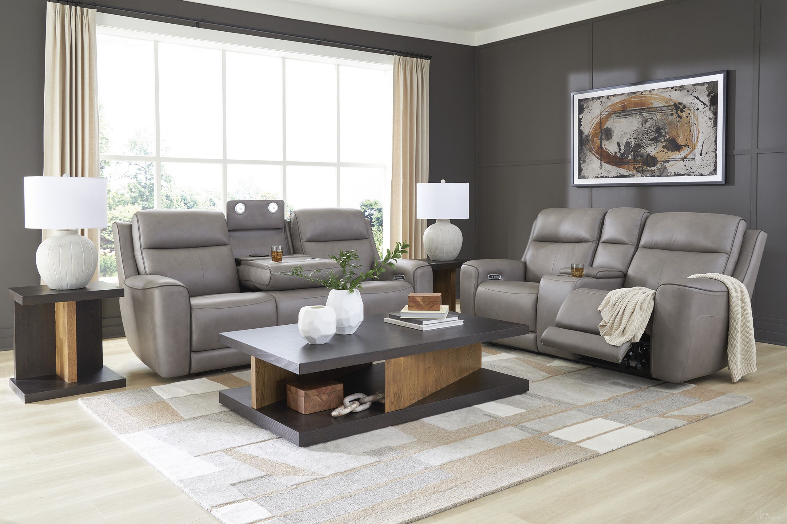 5Z-Dreamlight Power Reclining Living Room Set In Coin