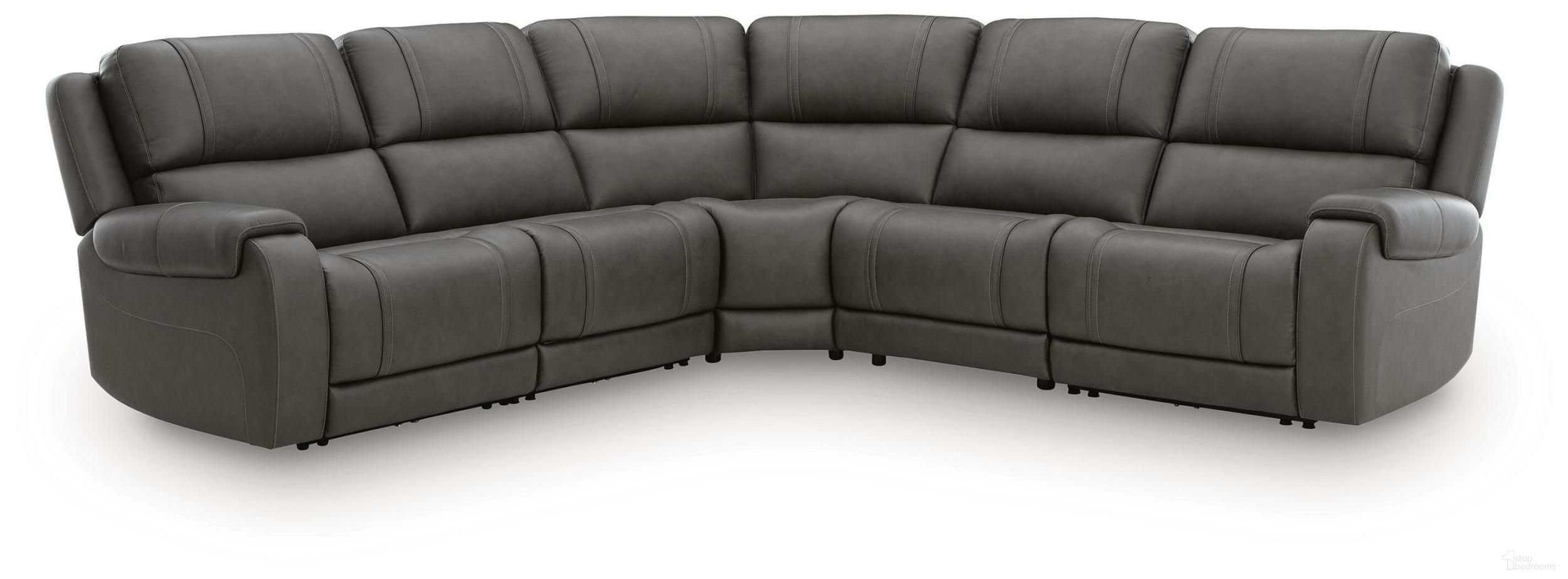 5Z - Pendley 5-Piece Power Reclining Sectional In Anchor