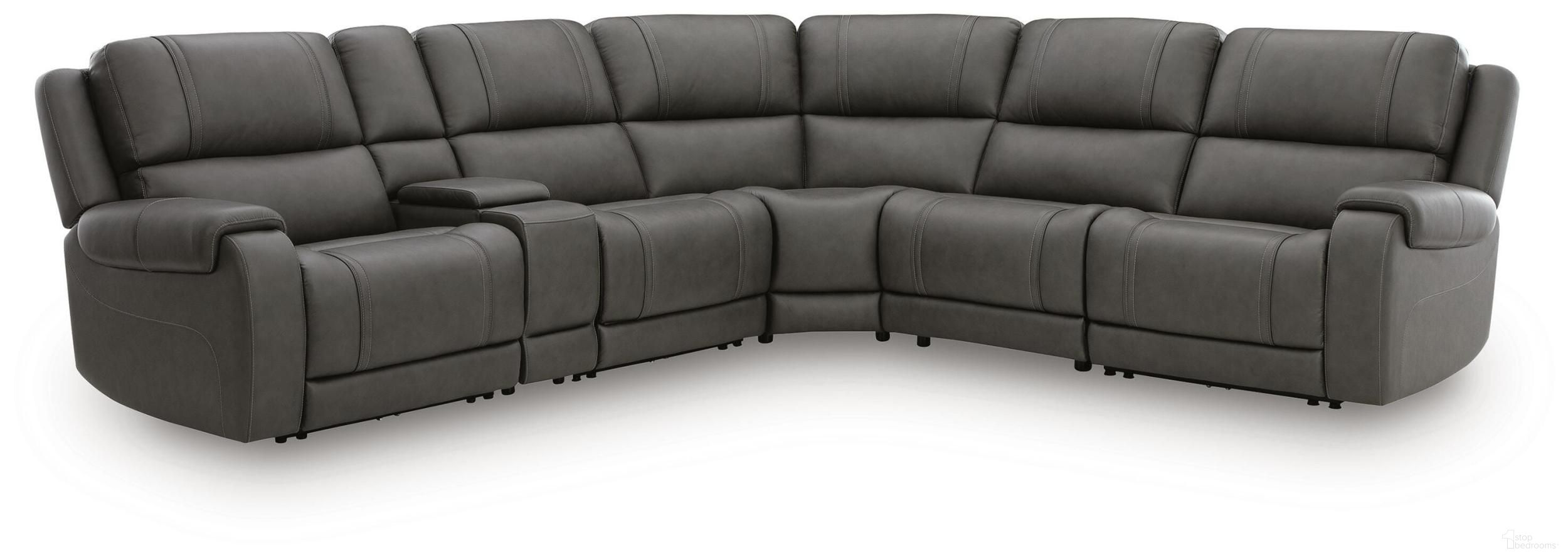 5Z - Pendley 6-Piece Power Reclining Sectional In Anchor