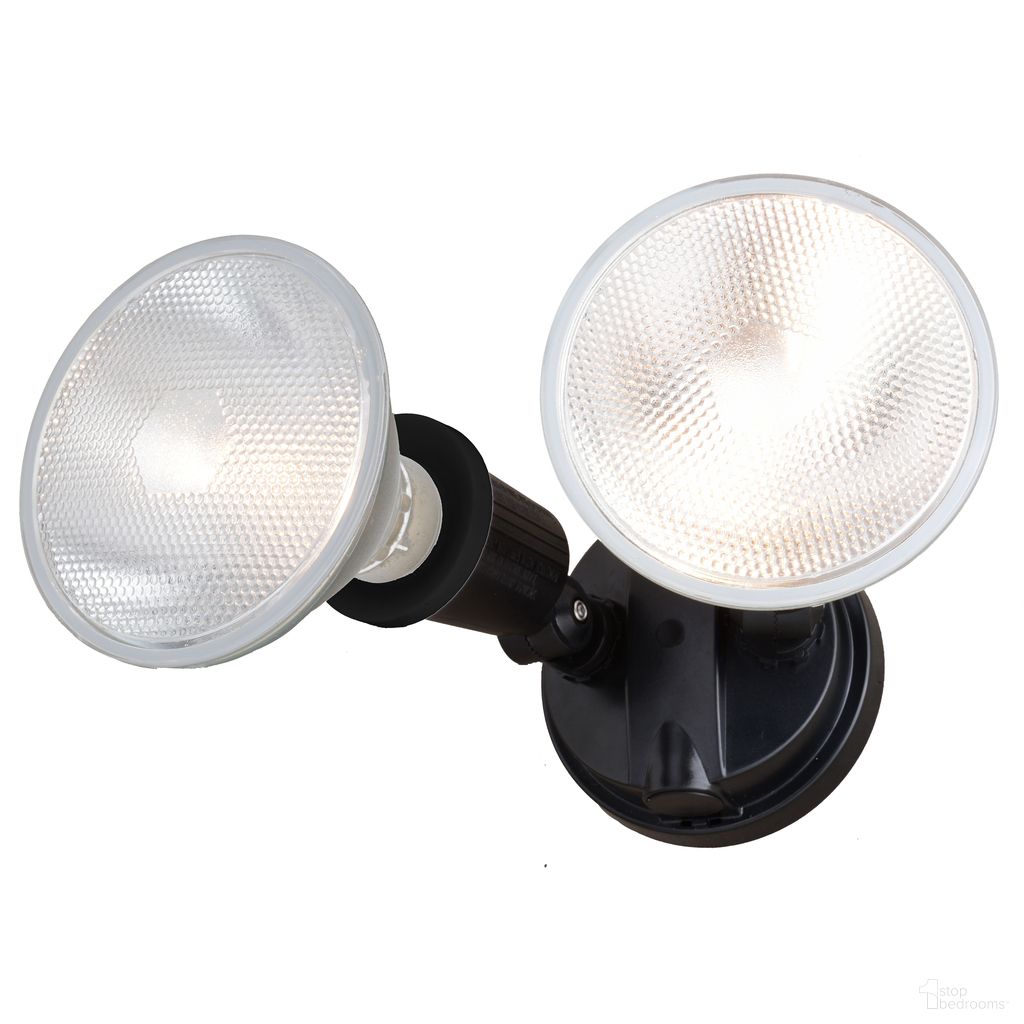 The appearance of 6.75 Inch 2 Light Outdoor Security Flood Light In Black designed by Vaxcel in the transitional interior design. This black piece of furniture was selected by 1StopBedrooms from Outdoor Security Collection to add a touch of cosiness and style into your home. Sku: T0691. Material: Plastic.