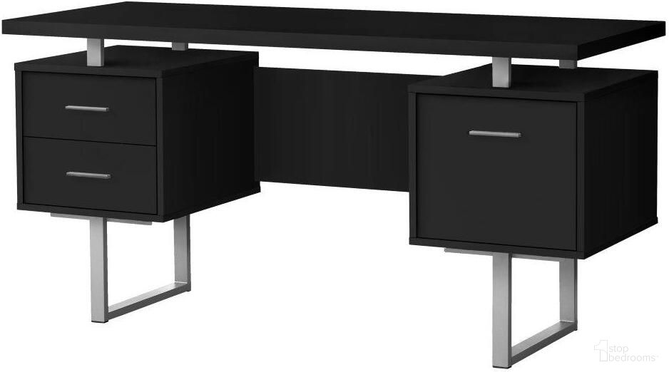 The appearance of 60 Inch Computer Desk In Black designed by Monarch Specialties in the modern / contemporary interior design. This black piece of furniture was selected by 1StopBedrooms from to add a touch of cosiness and style into your home. Sku: I 7634. Material: MDF.