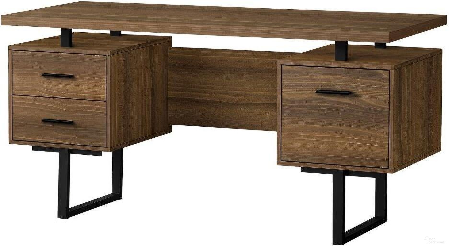 The appearance of 60 Inch Computer Desk In Walnut I 7625 designed by Monarch Specialties in the modern / contemporary interior design. This walnut piece of furniture was selected by 1StopBedrooms from to add a touch of cosiness and style into your home. Sku: I 7625. Material: MDF.