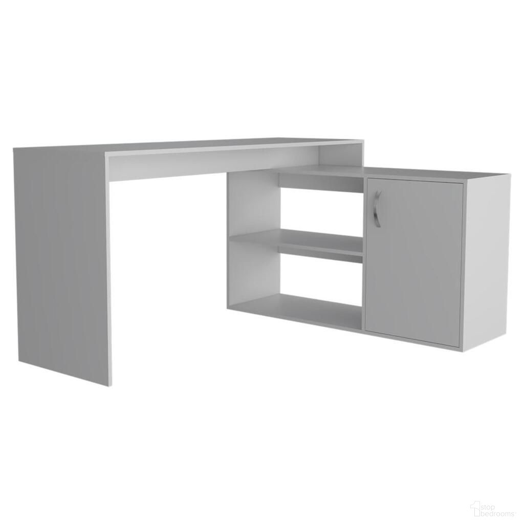The appearance of 60 Inch L Shape Computer Desk In White designed by Homeroots in the modern / contemporary interior design. This white piece of furniture was selected by 1StopBedrooms from to add a touch of cosiness and style into your home. Sku: 477842. Material: Wood.
