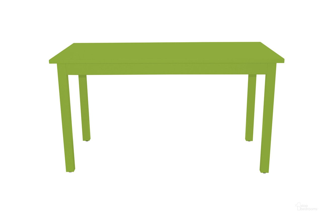 The appearance of 60 Inch Solid Wood Dining Table In Chartreuse designed by Homeroots in the modern / contemporary interior design. This chartreuse piece of furniture  was selected by 1StopBedrooms from  to add a touch of cosiness and style into your home. Sku: 548923. Table Base Style: Legs. Table Top Shape: Rectangular. Material: Solid Wood. Size: 27" x 60".
