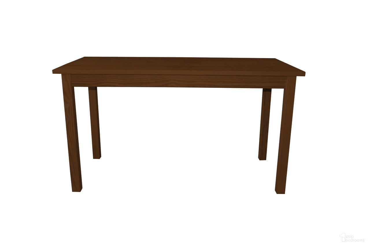 The appearance of 60 Inch Solid Wood Dining Table In Raw Umber designed by Homeroots in the rustic / southwestern interior design. This raw umber piece of furniture  was selected by 1StopBedrooms from  to add a touch of cosiness and style into your home. Sku: 548914. Table Base Style: Legs. Table Top Shape: Rectangular. Material: Solid Wood. Size: 27" x 60".