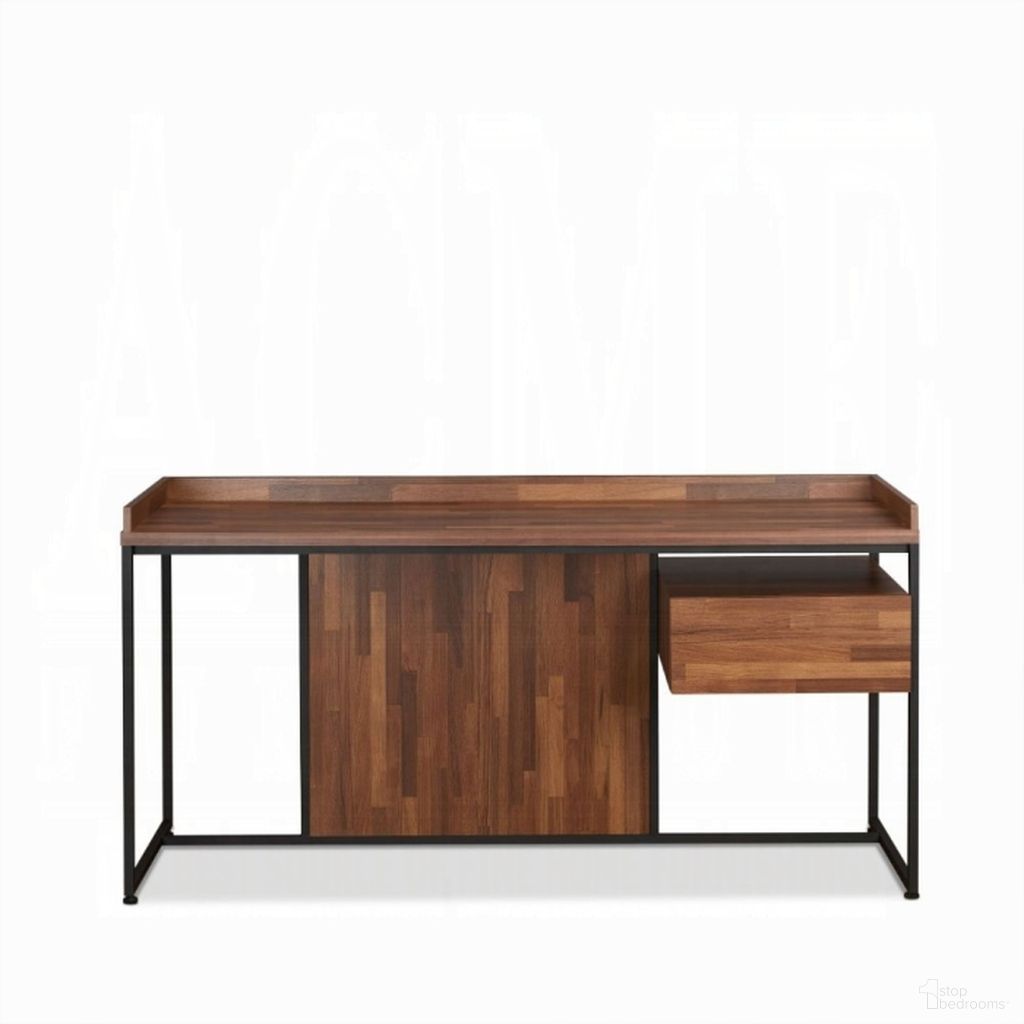 The appearance of 62 Inch Computer Desk In Black and Brown designed by Homeroots in the modern / contemporary interior design. This black and brown piece of furniture was selected by 1StopBedrooms from to add a touch of cosiness and style into your home. Sku: 374256. Material: Wood.