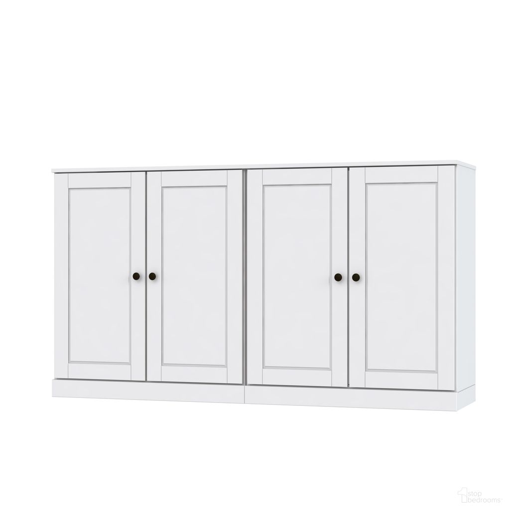 The appearance of 64 Inch Sideboard with Raised Panel Doors and Adjustable Shelves In White designed by Palace Imports in the modern / contemporary interior design. This white piece of furniture was selected by 1StopBedrooms from to add a touch of cosiness and style into your home. Sku: 9701. Material: Solid Pine Wood.