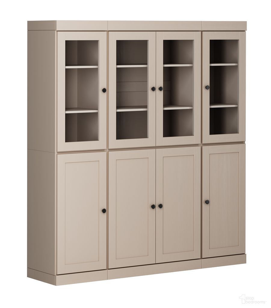 The appearance of 65 Inch Pantry China Cabinet with Shaker Doors and 2-Drawers In Beige designed by Palace Imports in the modern / contemporary interior design. This beige piece of furniture was selected by 1StopBedrooms from to add a touch of cosiness and style into your home. Sku: 340-14. Material: Solid Pine Wood.