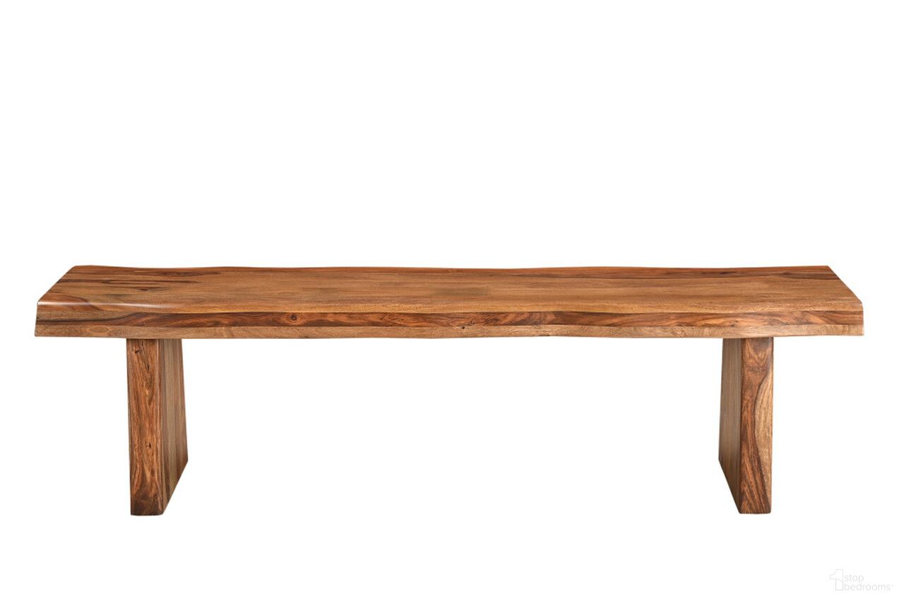 The appearance of 68 Inch Solid Wood Live Edge Dining Bench In Brown designed by Homeroots in the rustic / southwestern interior design. This brown piece of furniture was selected by 1StopBedrooms from to add a touch of cosiness and style into your home. Sku: 565287. Material: Solid Wood.