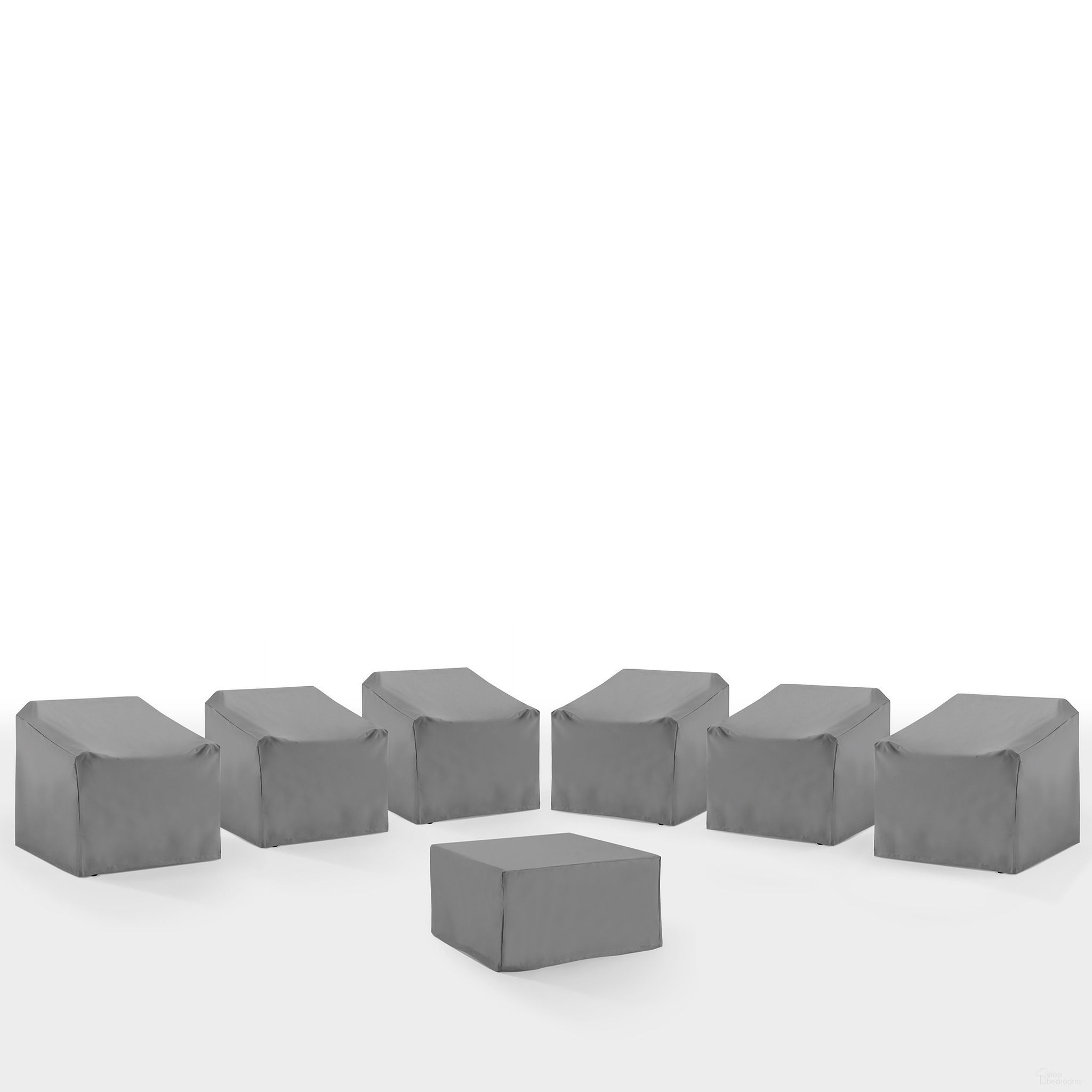 The appearance of 7 Piece Outdoor Sectional Furniture Cover Set In Gray designed by Crosley Brands in the modern / contemporary interior design. This gray piece of furniture was selected by 1StopBedrooms from Furniture Covers Collection to add a touch of cosiness and style into your home. Sku: CO7507-GY;CO7500-GY;CO7500-GY;CO7500-GY;CO7500-GY;CO7500-GY;CO7500-GY. Material: PVC.
