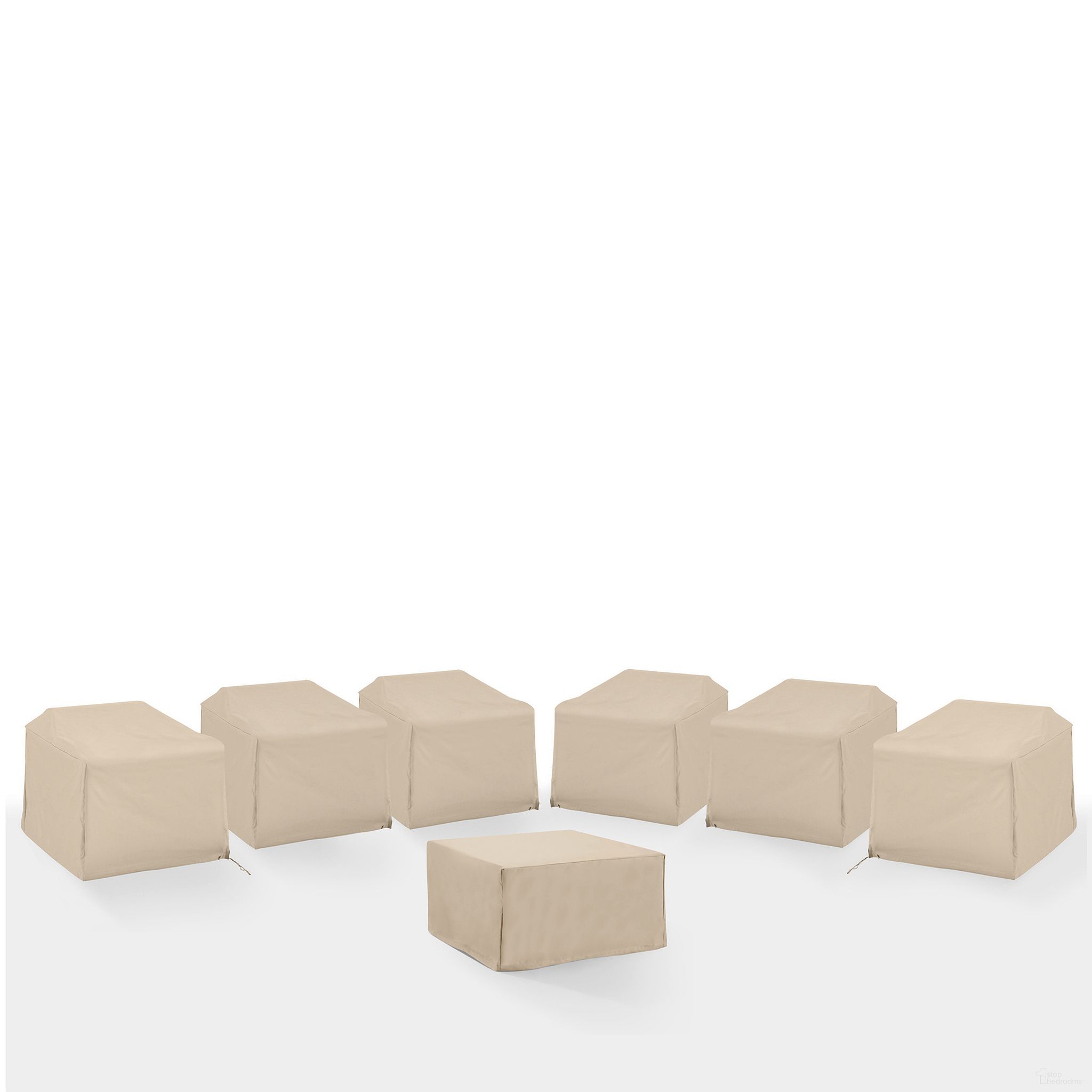 The appearance of 7 Piece Outdoor Sectional Furniture Cover Set In Tan designed by Crosley Brands in the modern / contemporary interior design. This tan piece of furniture was selected by 1StopBedrooms from Furniture Covers Collection to add a touch of cosiness and style into your home. Sku: CO7507-TA;CO7500-TA;CO7500-TA;CO7500-TA;CO7500-TA;CO7500-TA;CO7500-TA. Material: PVC.