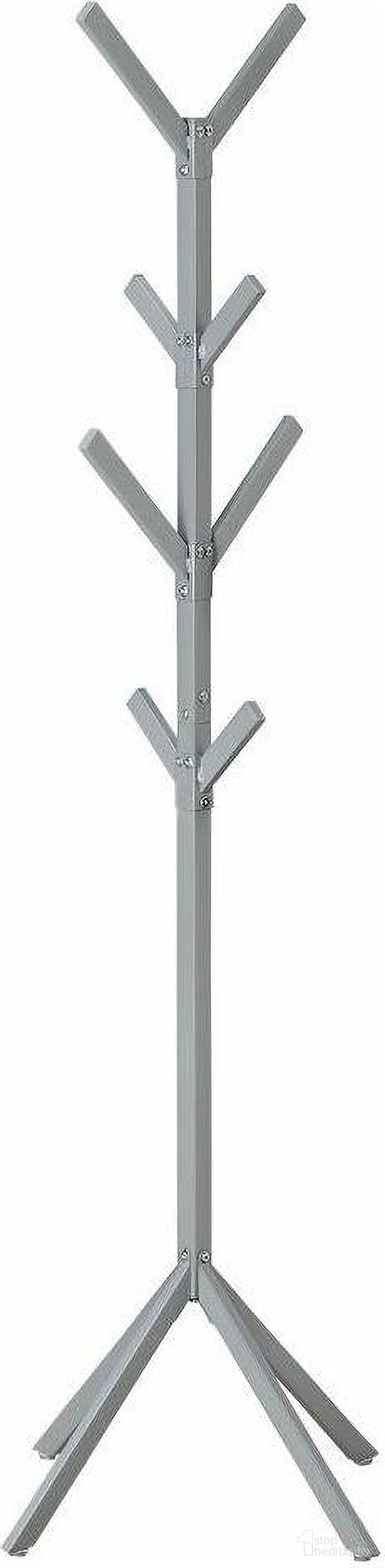 The appearance of 70 Inch Coat Rack In Silver Metal designed by Monarch Specialties in the modern / contemporary interior design. This silver piece of furniture  was selected by 1StopBedrooms from  to add a touch of cosiness and style into your home. Sku: I 2058. Material: Metal.