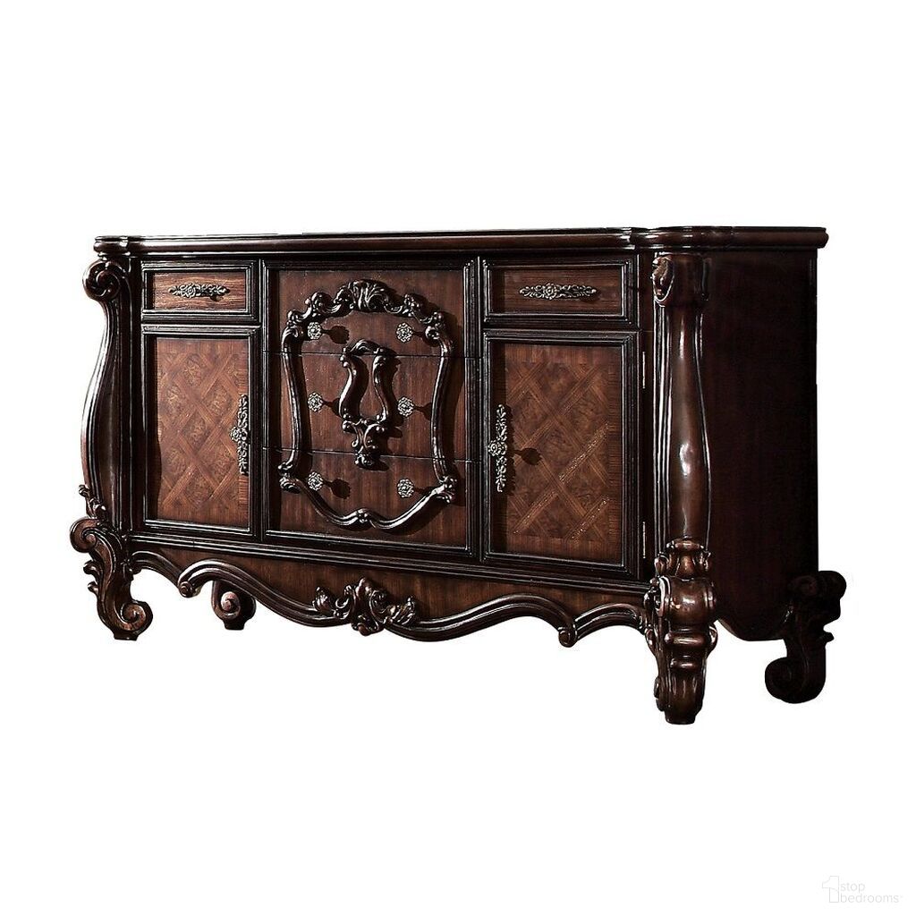 The appearance of 70 Inch Solid Wood Five Drawer Combo Dresser In Cherry Oak designed by Homeroots in the traditional interior design. This cherry oak piece of furniture  was selected by 1StopBedrooms from  to add a touch of cosiness and style into your home. Sku: 374251. Material: Solid Wood.