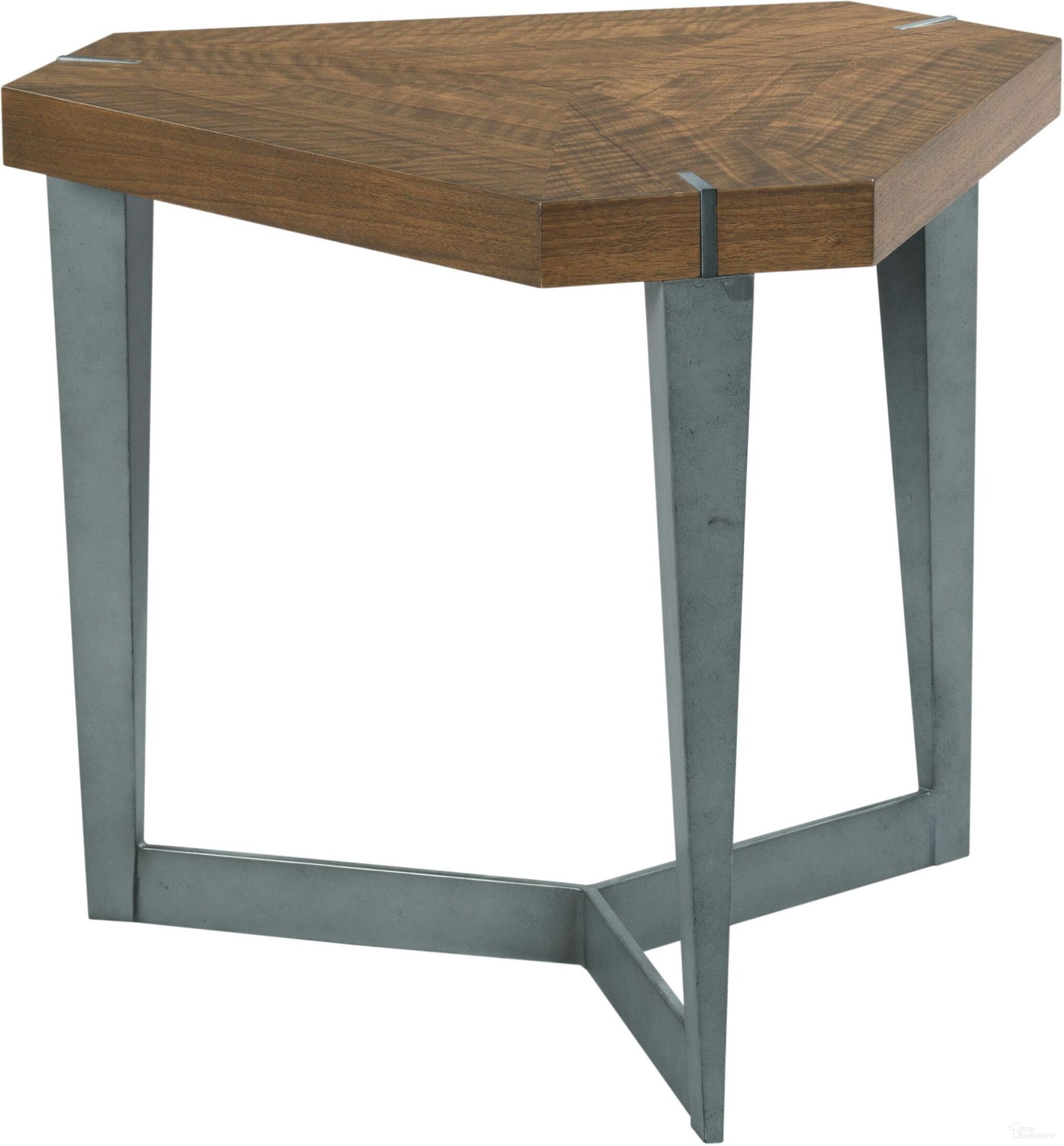 The appearance of AD Modern Synergy Brown Triangulate Lamp Table designed by American Drew in the modern / contemporary interior design. This brown piece of furniture  was selected by 1StopBedrooms from Ad Modern Synergy Collection to add a touch of cosiness and style into your home. Sku: 700-919. Material: Metal.
